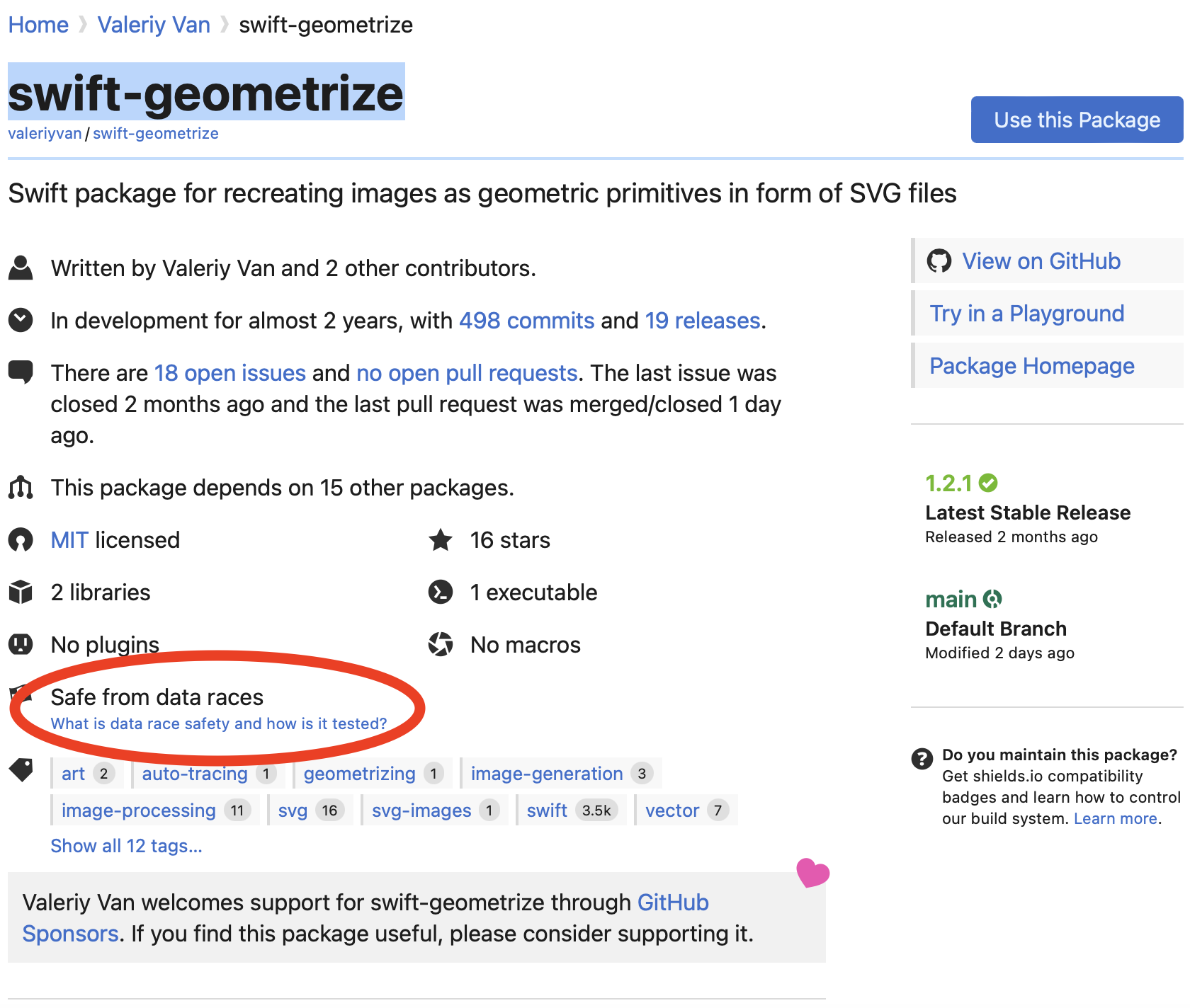 swift-geometrize is safe from data races now